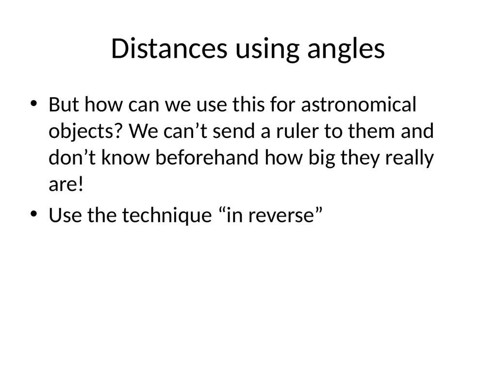 Distances to Astronomical Objects Recap Canvas - slide 9 of 19
