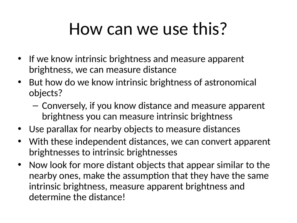Distances to Astronomical Objects Recap Canvas - slide 19 of 19