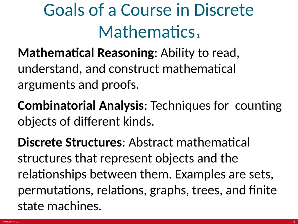 Discrete Mathematics and Its Applications - slide 5 of 8