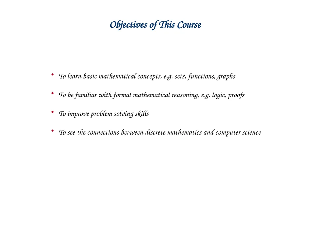 Introduction to Discrete Mathematics a = qb+r - slide 30 of 54