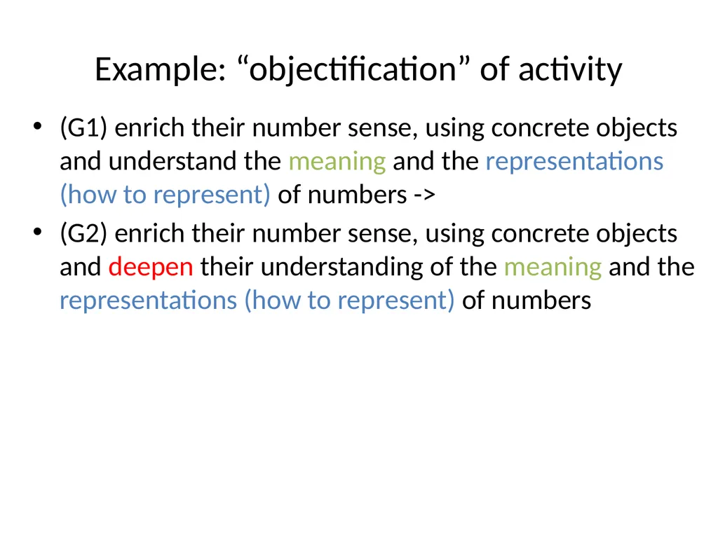Verb-based Curriculum for Mathematics Education - slide 22 of 27