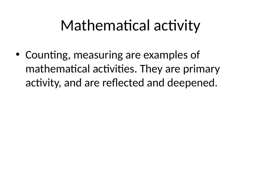 Verb-based Curriculum for Mathematics Education - slide 3 of 27