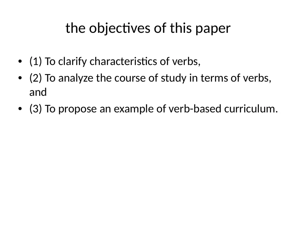 Verb-based Curriculum for Mathematics Education - slide 10 of 27
