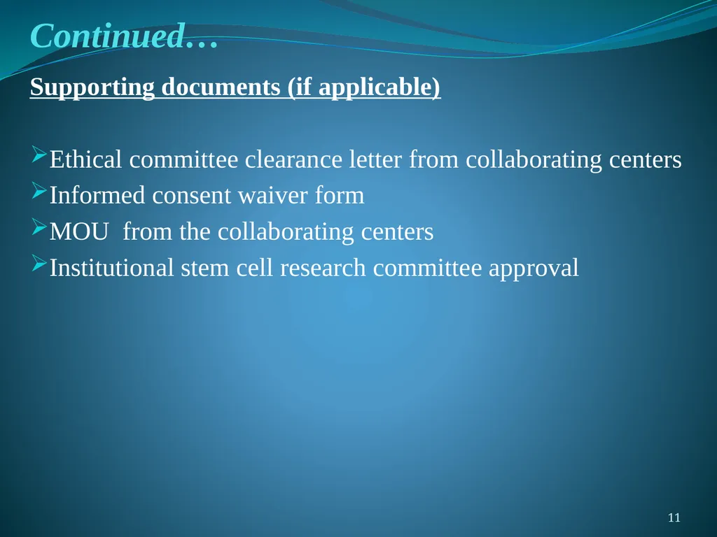 Proposal Submission & Review Procedures A Handbook - slide 11 of 18