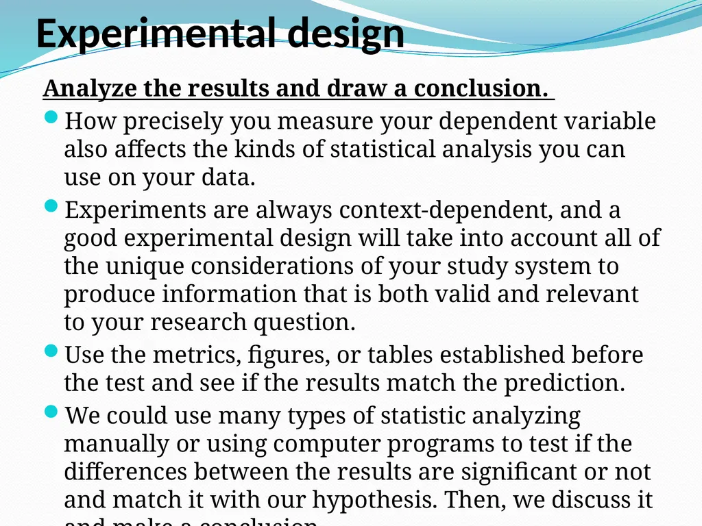 lecture-3: Make an experimental design and applied - slide 10 of 11