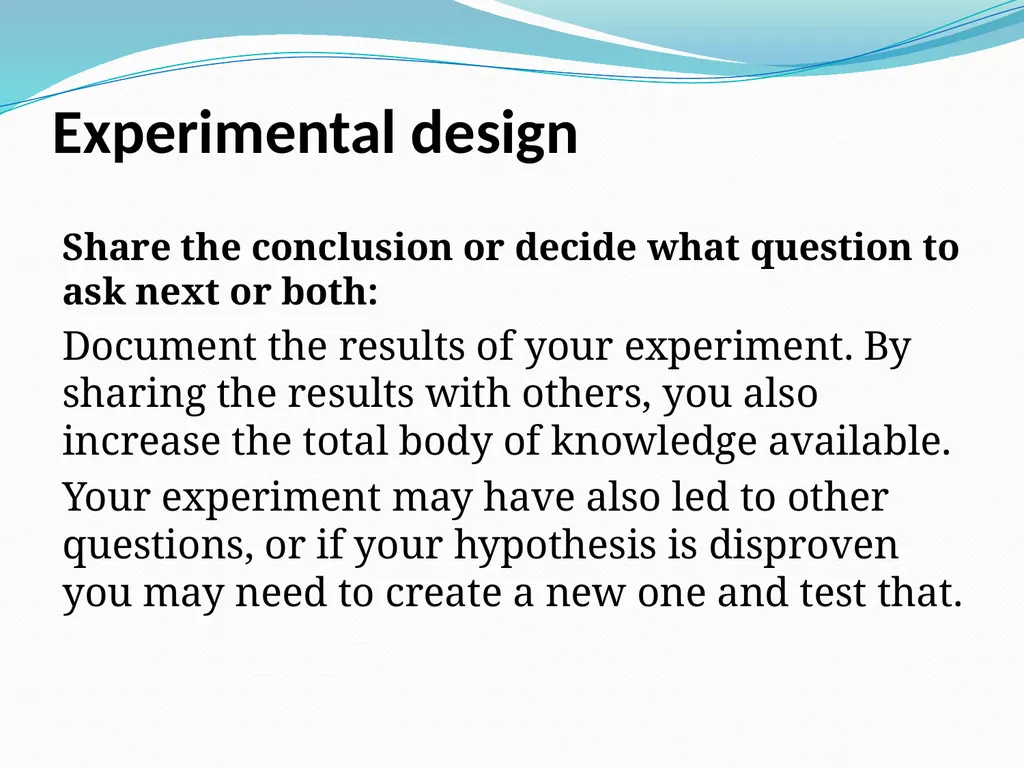 lecture-3: Make an experimental design and applied - slide 11 of 11