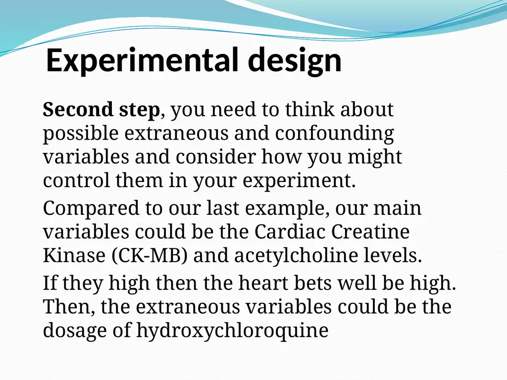 lecture-3: Make an experimental design and applied - slide 4 of 11