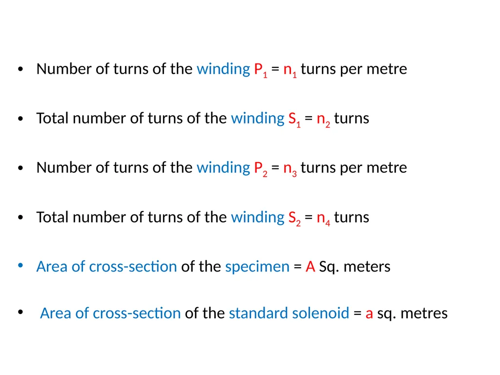 Experiment to draw B- H curve Ballistic method - slide 6 of 16