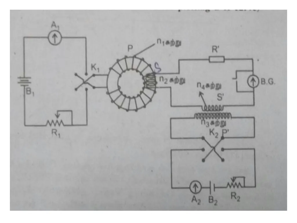 Experiment to draw B- H curve Ballistic method - slide 3 of 16