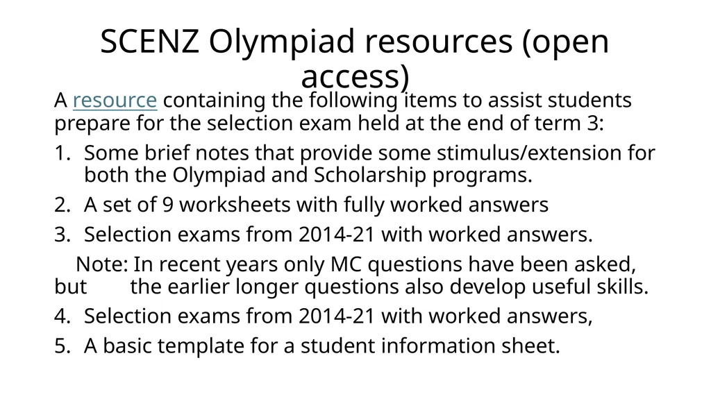 Scholarship Chemistry ian.torrie@gmail.com What - slide 12 of 18
