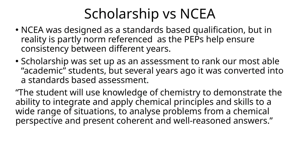 Scholarship Chemistry ian.torrie@gmail.com What - slide 3 of 18