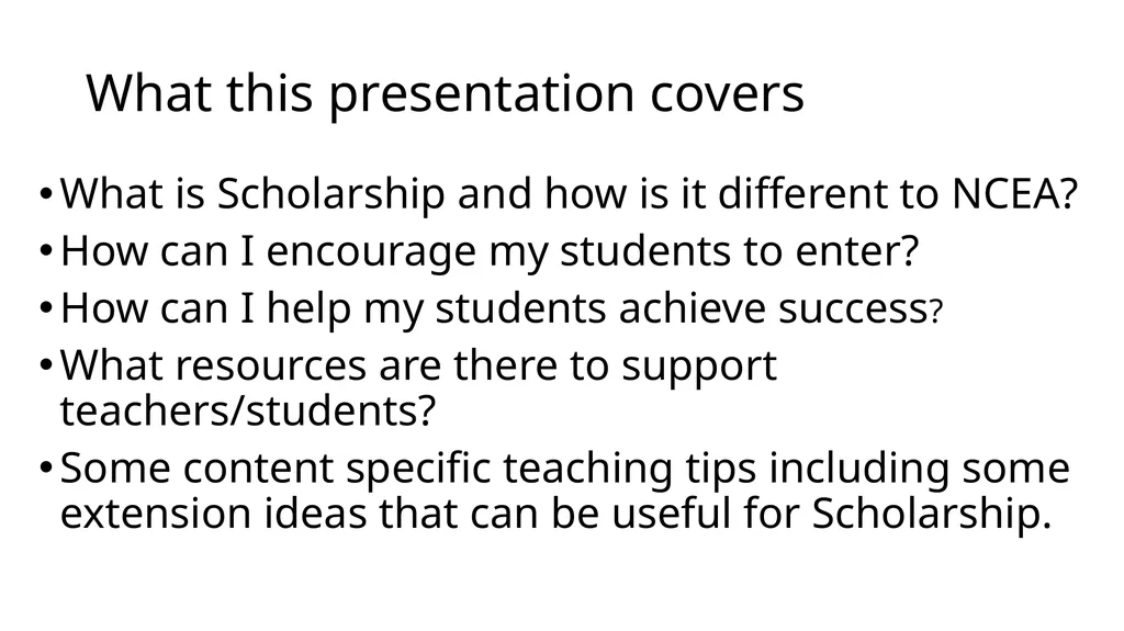 Scholarship Chemistry ian.torrie@gmail.com What - slide 2 of 18