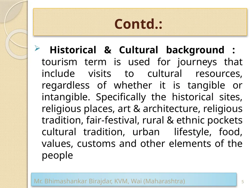 IMPACT OF COVID-19 ON HISTORICAL TOURISM: - slide 5 of 17