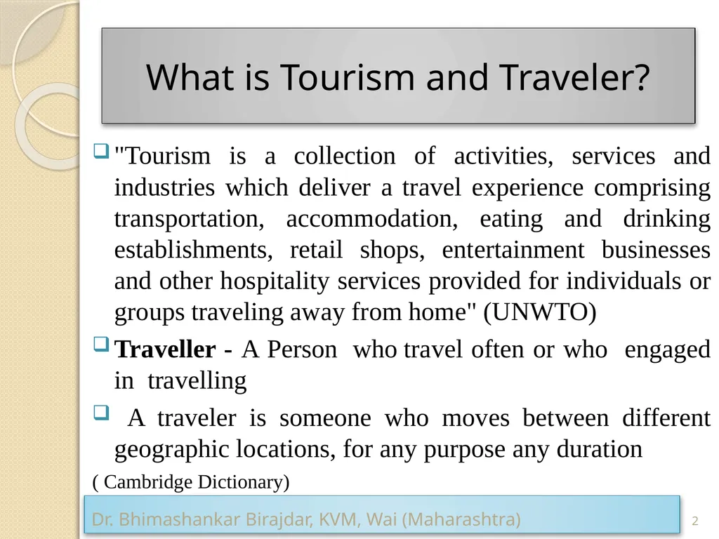 IMPACT OF COVID-19 ON HISTORICAL TOURISM: - slide 2 of 17