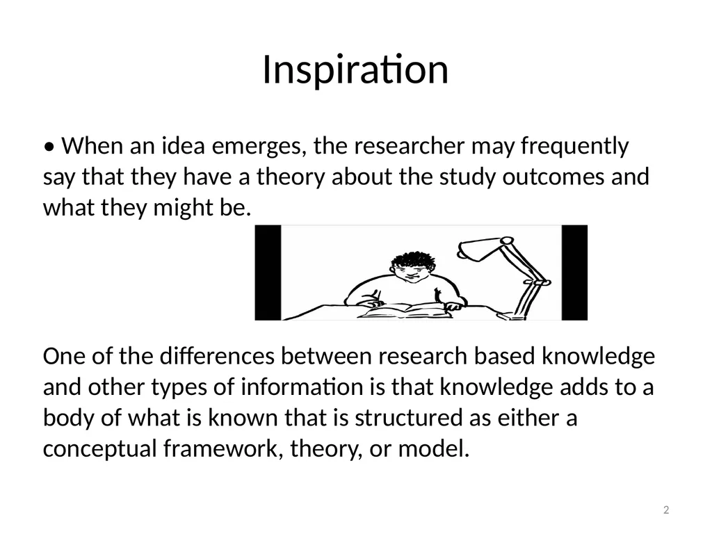 Conceptual Frameworks, Models, and Theories 1 - slide 2 of 23