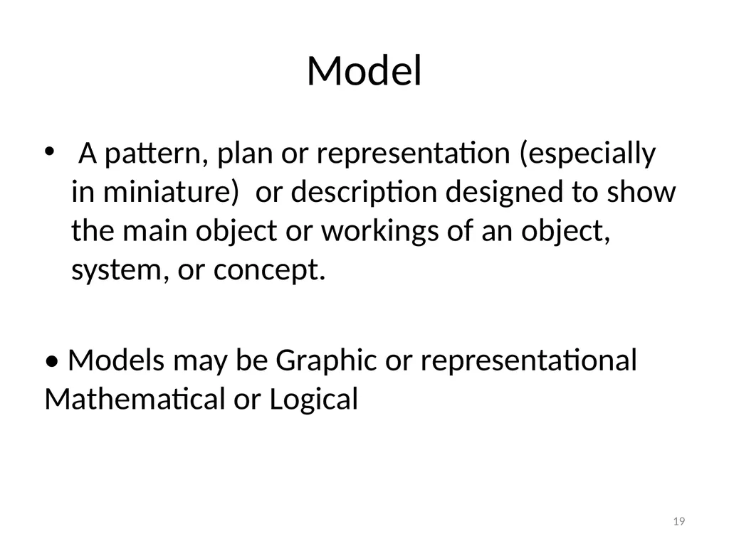 Conceptual Frameworks, Models, and Theories 1 - slide 19 of 23