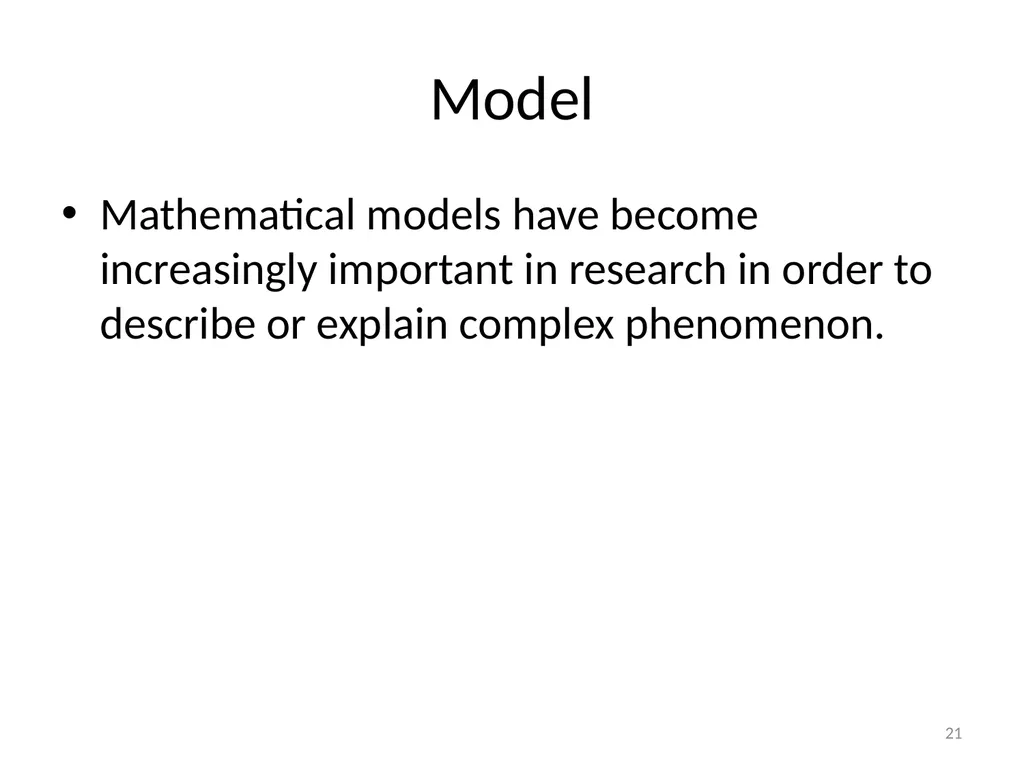Conceptual Frameworks, Models, and Theories 1 - slide 21 of 23