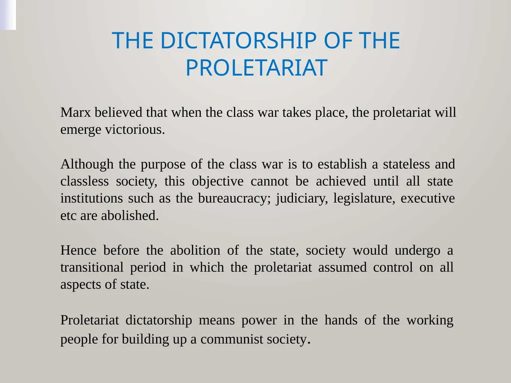 MARXISM Marxism as a theoretical system developed - slide 14 of 15