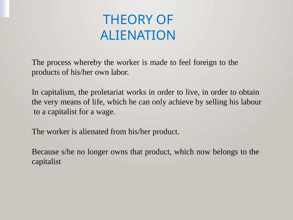 MARXISM Marxism as a theoretical system developed - slide 10 of 15