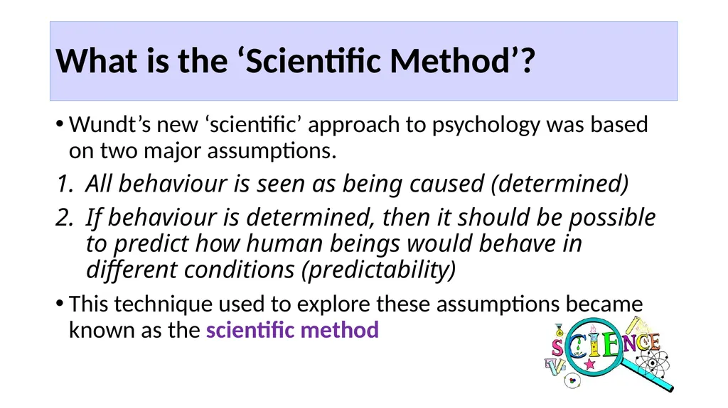 Origins of Psychology 4.2.1: Approaches in - slide 8 of 18