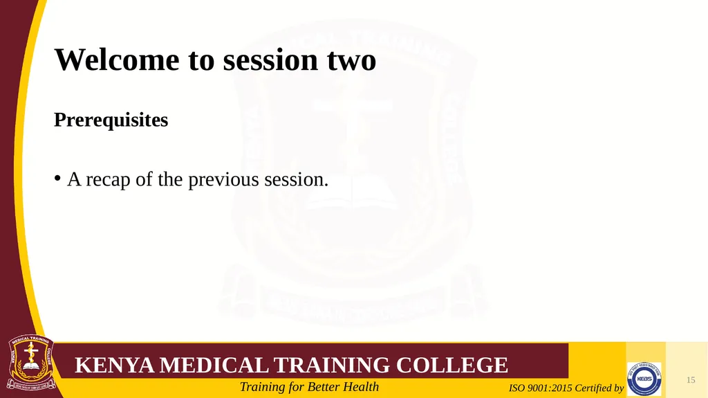 Medical Psychology Presenter: Winfred Nguih KMTC - slide 15 of 68