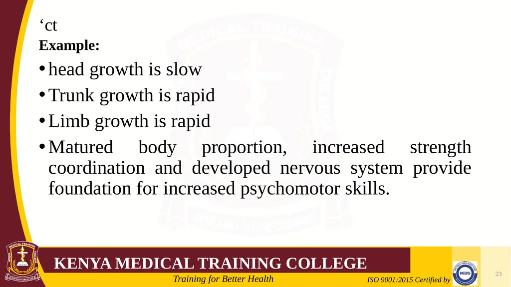 Medical Psychology Presenter: Winfred Nguih KMTC - slide 23 of 68