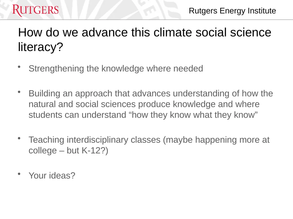 How can social sciences be integrated into climate - slide 30 of 32