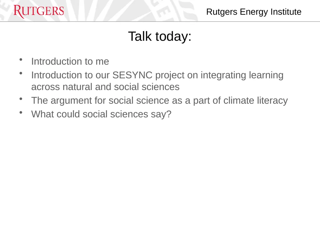 How can social sciences be integrated into climate - slide 2 of 32