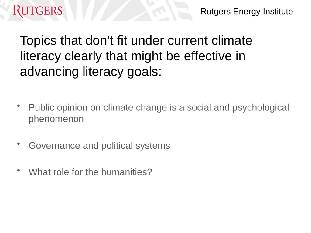 How can social sciences be integrated into climate - slide 25 of 32