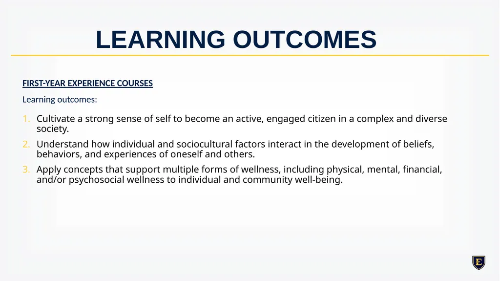GENERAL EDUCATION REDESIGN December 8th, 2023 - slide 29 of 40