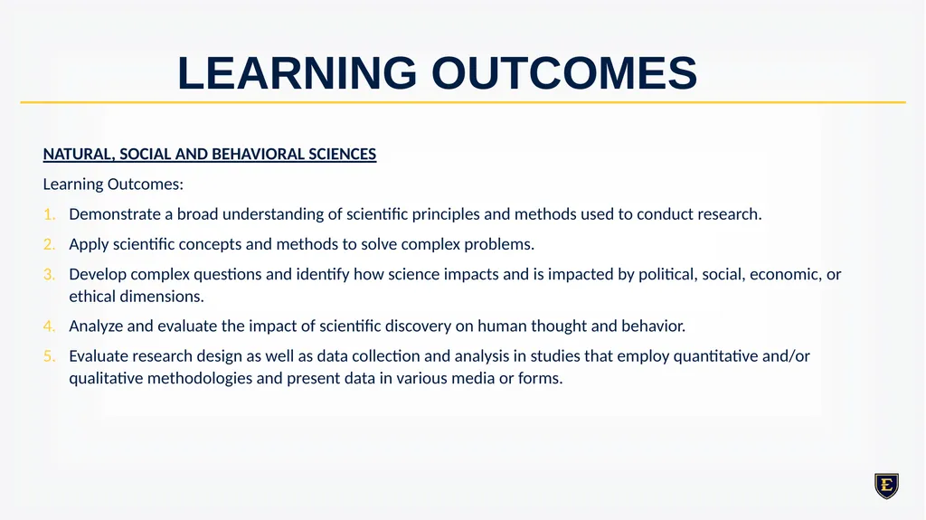 GENERAL EDUCATION REDESIGN December 8th, 2023 - slide 34 of 40