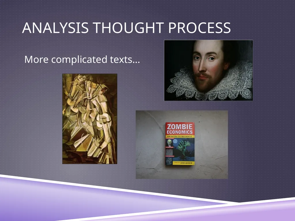 UNDERSTANDING ANALYSIS Interpretation Techniques - slide 20 of 43