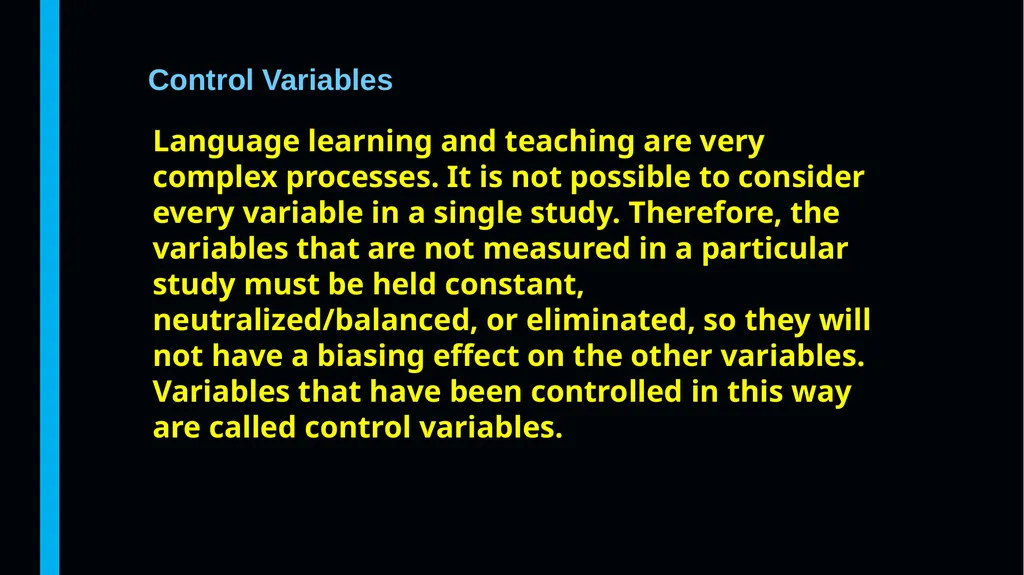 Theories, Theoretical Framework, Variables, - slide 27 of 55