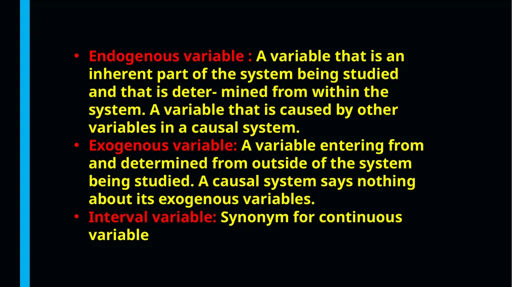 Theories, Theoretical Framework, Variables, - slide 33 of 55
