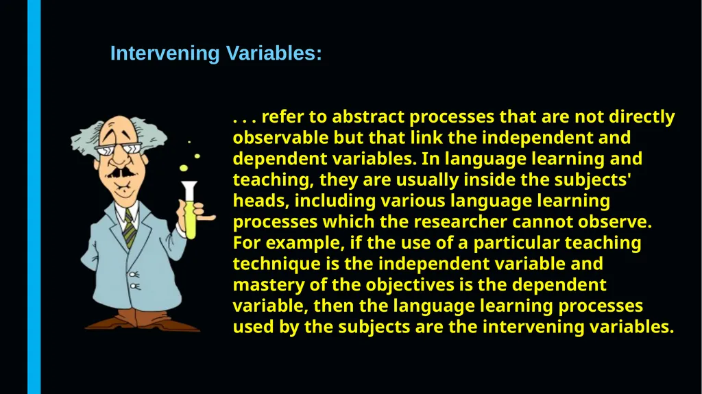 Theories, Theoretical Framework, Variables, - slide 25 of 55