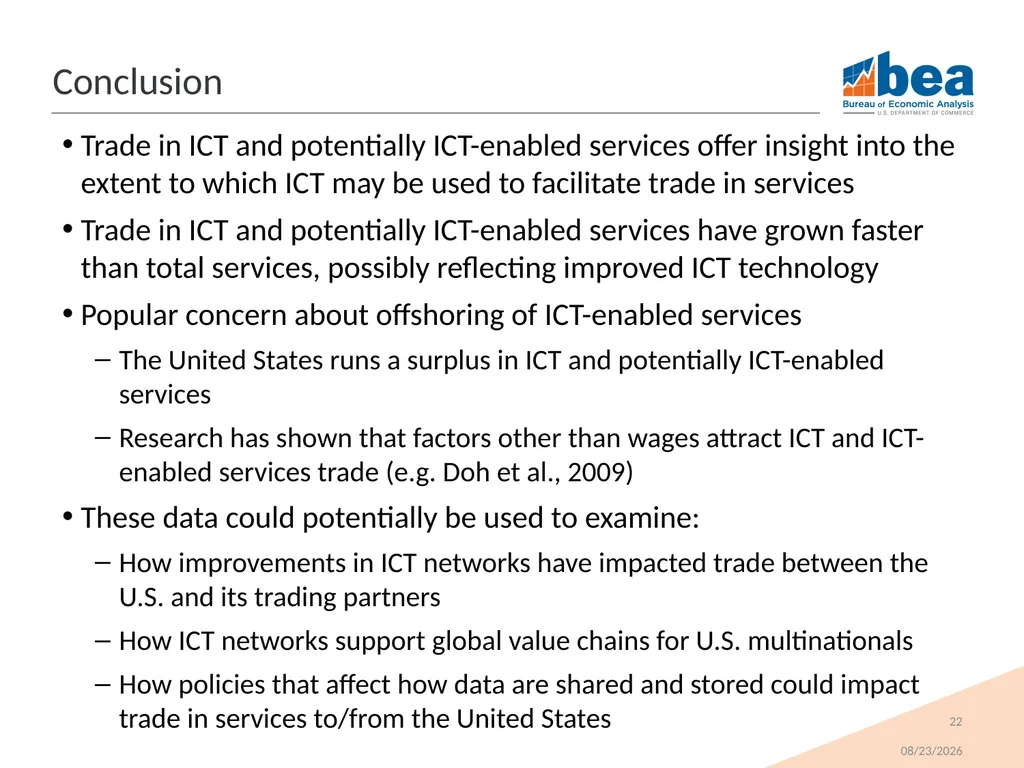 Trends in U.S. Trade in Information and - slide 22 of 22