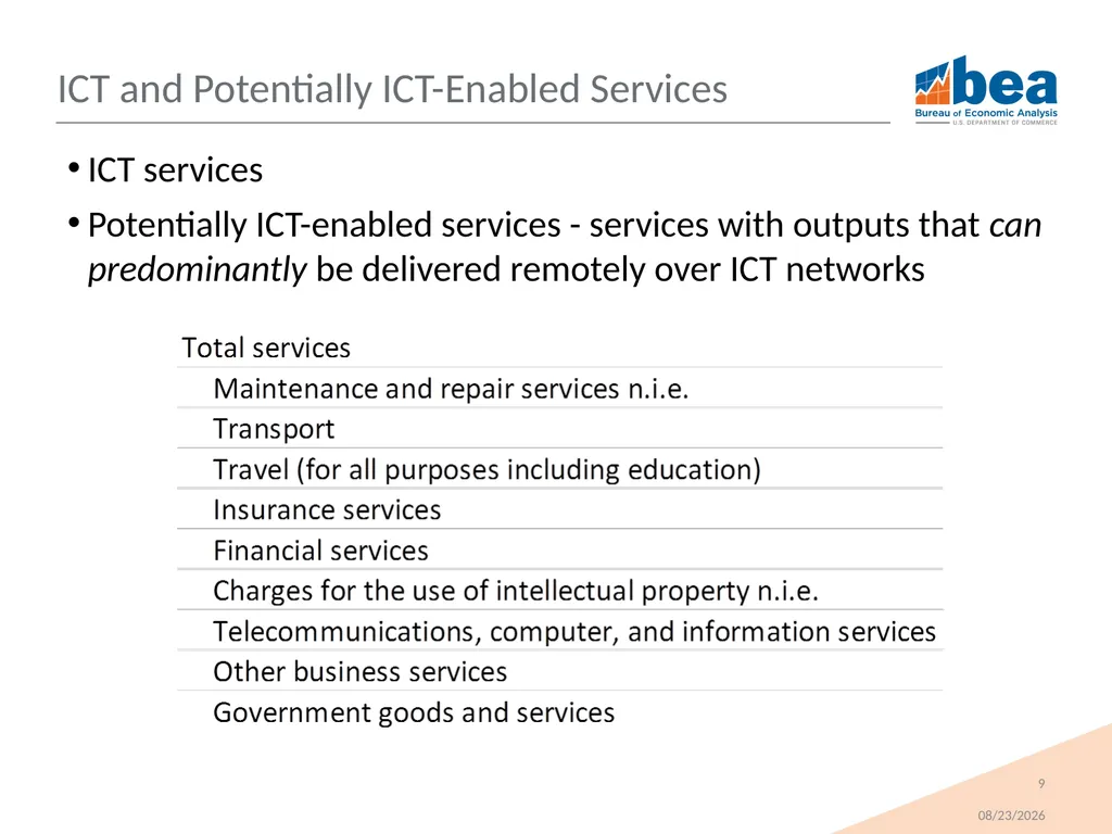 Trends in U.S. Trade in Information and - slide 9 of 22