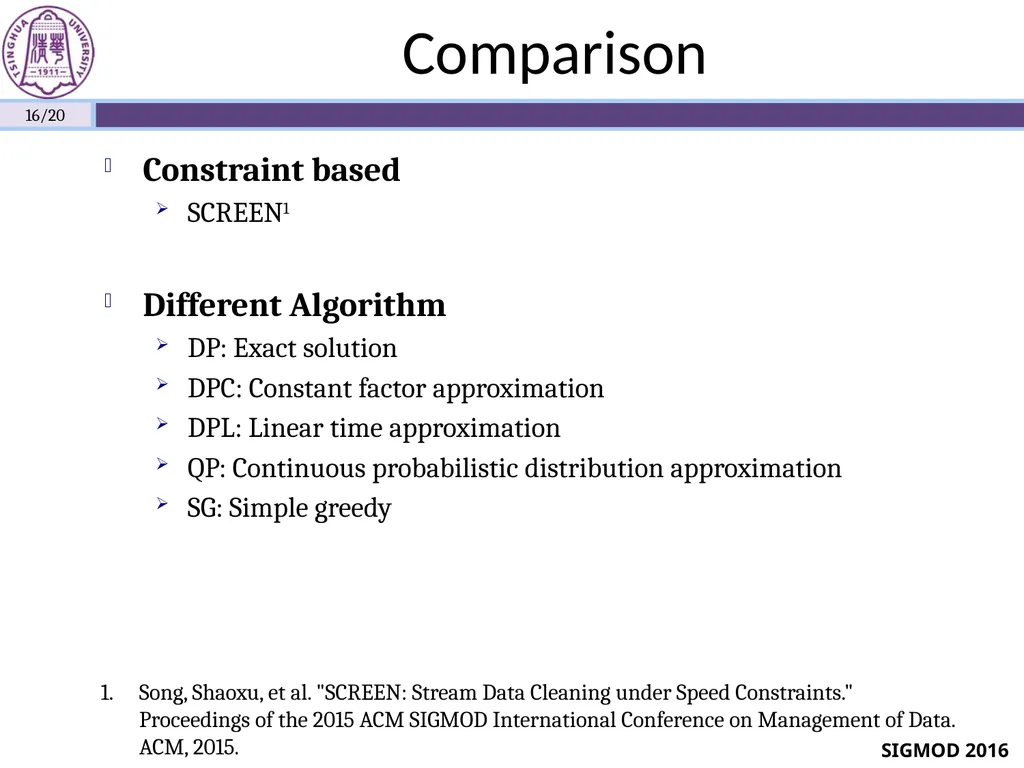 Sequential Data Cleaning: A Statistical Approach - slide 16 of 20