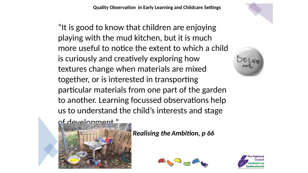 Quality Observation in Early Learning and - slide 11 of 36