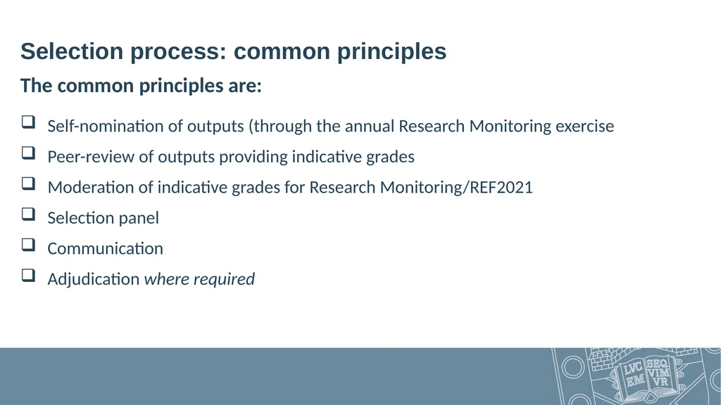 What is REF? All Staff Open Sessions – April 2019 - slide 19 of 30