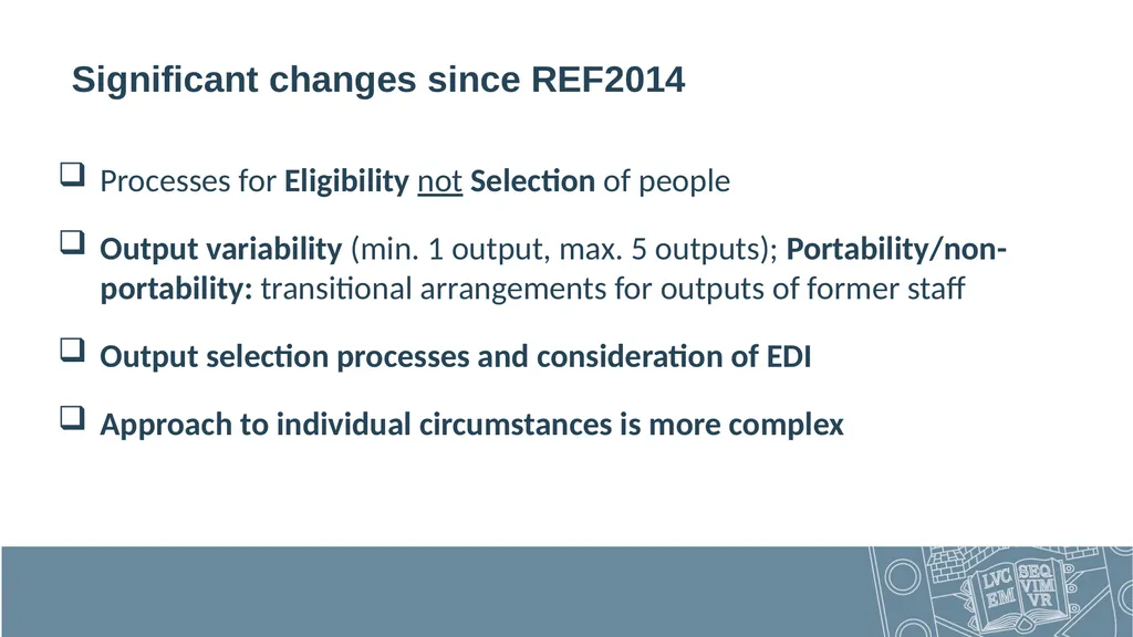 What is REF? All Staff Open Sessions – April 2019 - slide 3 of 30