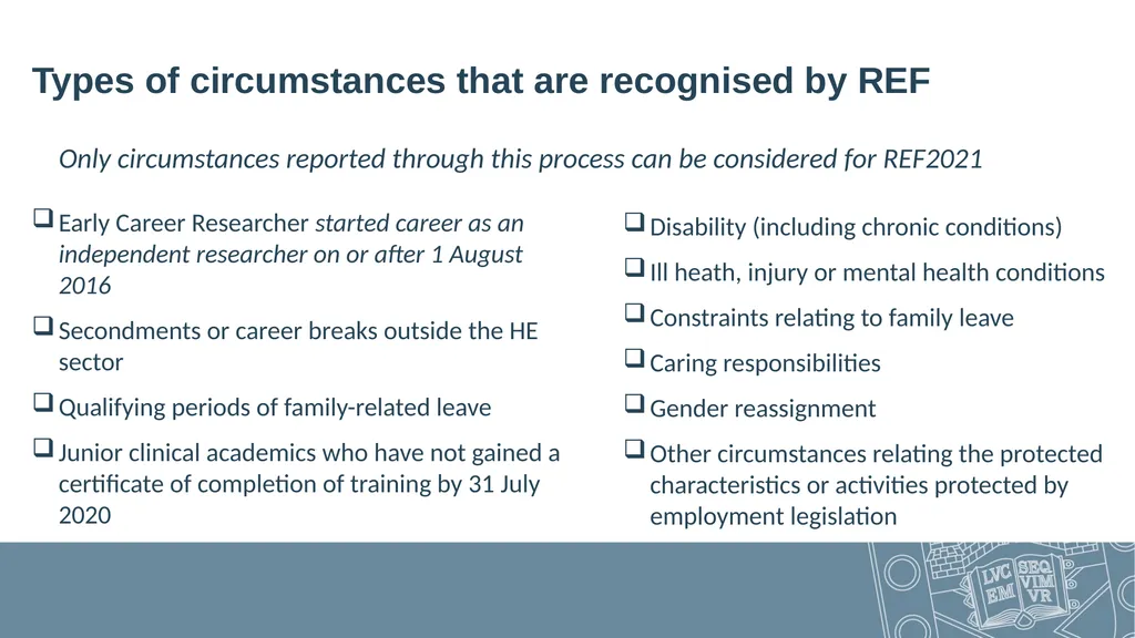 What is REF? All Staff Open Sessions – April 2019 - slide 24 of 30