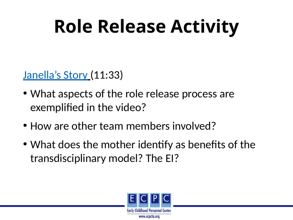 Teams and Team Models in: Early Intervention/Early - slide 26 of 32
