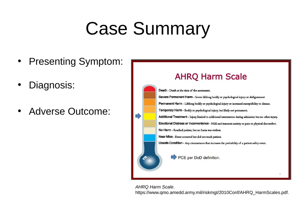 Interdisciplinary Morbidity and Mortality - slide 19 of 36
