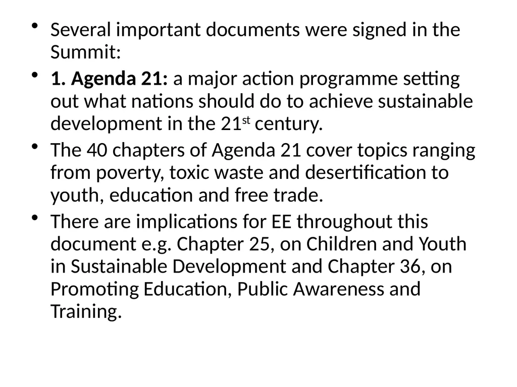 HISTORY AND PHILOSOPHY OF ENVIRONMENTAL EDUCATION - slide 24 of 33