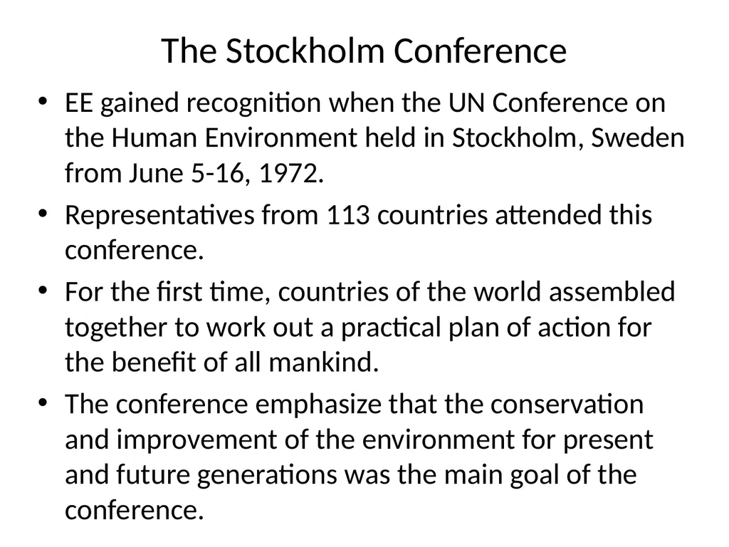 HISTORY AND PHILOSOPHY OF ENVIRONMENTAL EDUCATION - slide 6 of 33