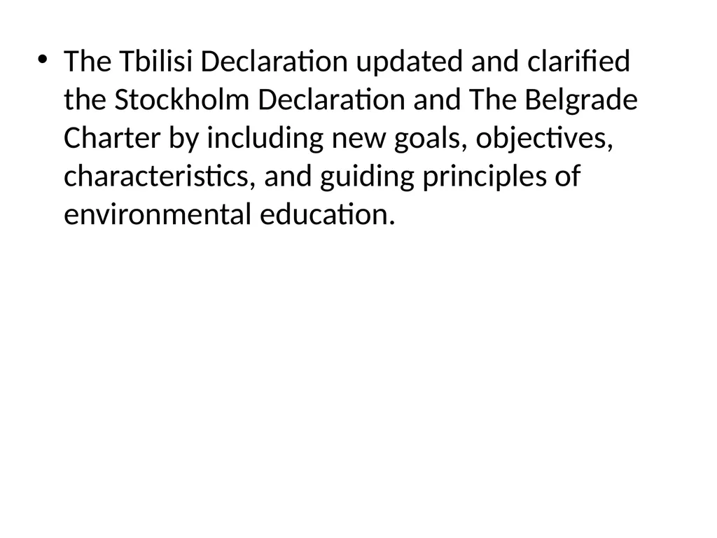 HISTORY AND PHILOSOPHY OF ENVIRONMENTAL EDUCATION - slide 11 of 33