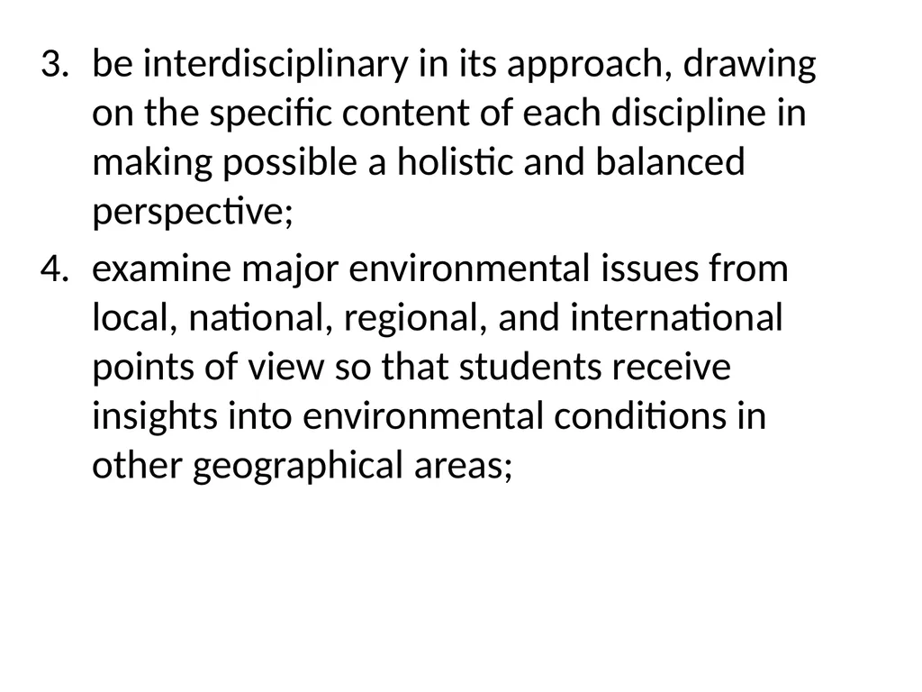 HISTORY AND PHILOSOPHY OF ENVIRONMENTAL EDUCATION - slide 17 of 33