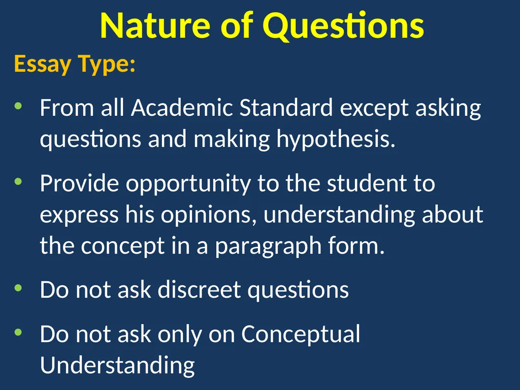 EXAMINATION REFORMS GENERAL SCIENCE & BIOLOGICAL - slide 20 of 30