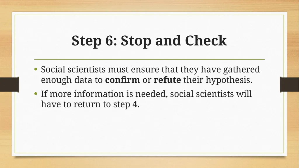 The Social Science Inquiry Model What is the - slide 9 of 12